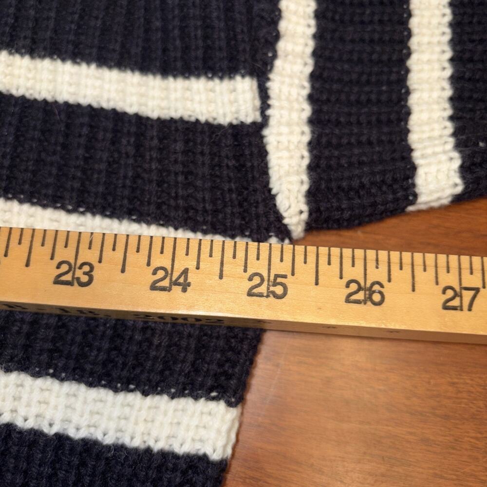 SEZANE ADRIAN SWEATER Le Maille Large Nautical Sailor Navy Stripe - Picture 6 of 6